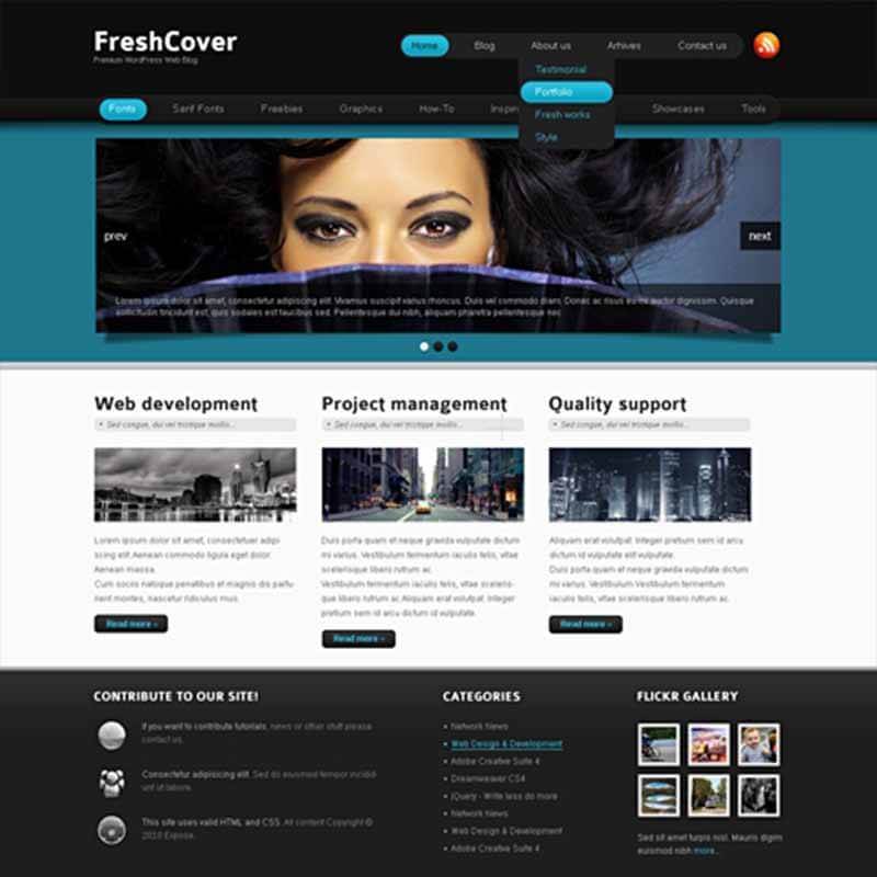 about portfolio web template 4 800px www.Websites Unlimited.com