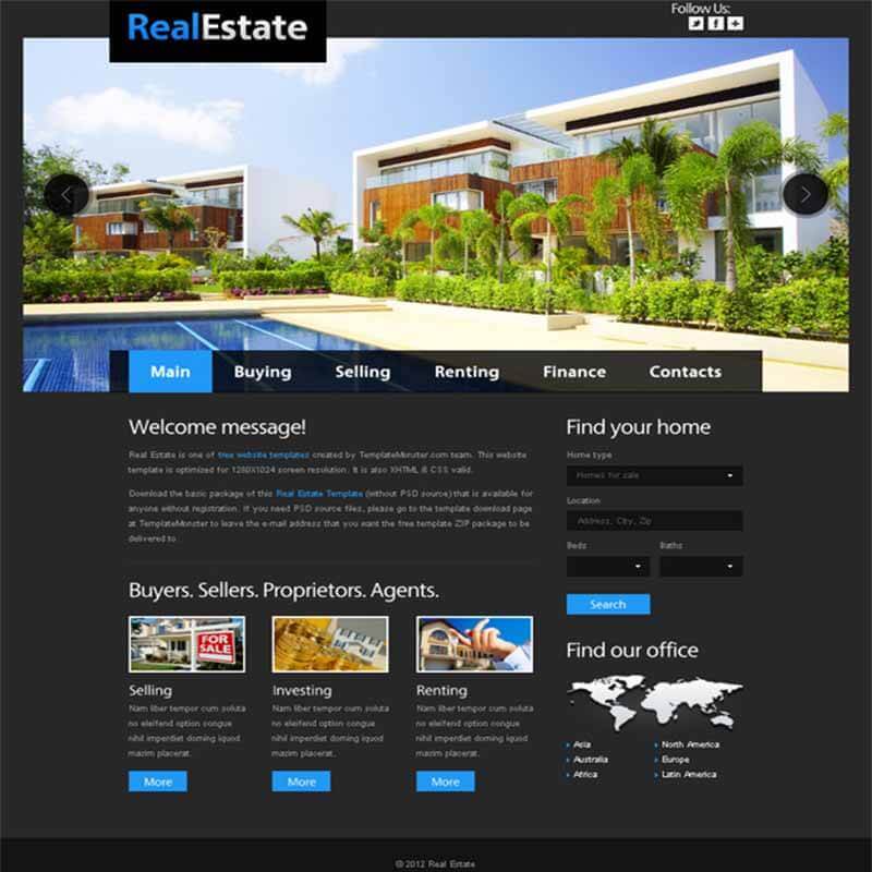 about portfolio web template 6 800px www.Websites Unlimited.com