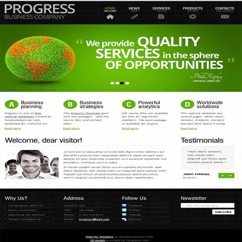 about portfolio web template 8 800px www.Websites Unlimited.com